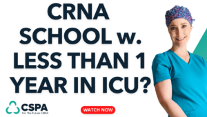 CRNA School with Less Than 1 Year in the ICU Cover Photo