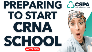 Cover Photo Preparing to Start CRNA School