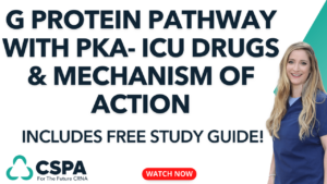 G-Protein Pathways with PKA- ICU Drugs and Mechanism of Action Cover Photo