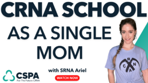 CRNA School as a single mom cover photo
