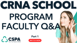 CRNA School Program Faculty Q&A Part One Cover Photo