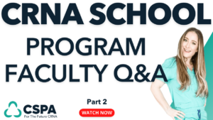 Cover photo for CRNA Program Faculty Q&A Part 2