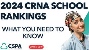 Cover photo 2024 CRNA School rankings report