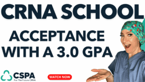 Getting Into CRNA School With a 3.0 GPA Plus Tips for New Grad ICU Nurses Cover Photo