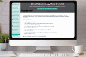 RN to CRNA: the Pathopysiology microcredential inside CRNA School Prep Academy