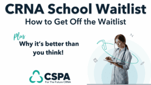How to get off the CRNA school waitlist cover photo