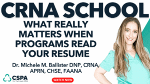 CRNA Resume what really matters cover photo